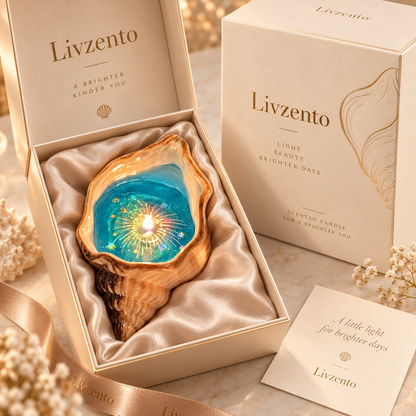 Livzento® Ocean Shell Aromatherapy Candle